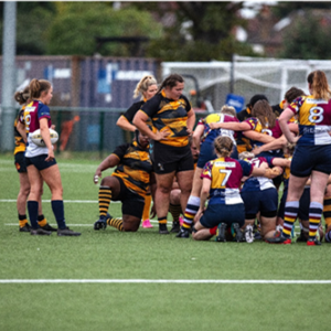 The President visited Twyford Avenue to watch Wasps Women 1 v Oxford Harlequins Women