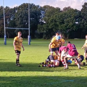 The Presidents watches a closely fought game at Whitton Park