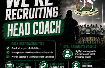 Hendon RFC are looking for a Head Coach